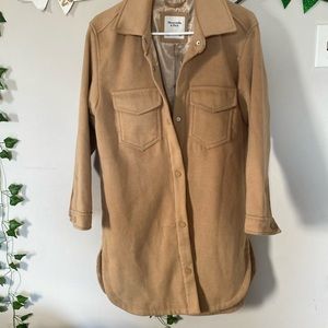 Abercrombie and fitch long coat size XS